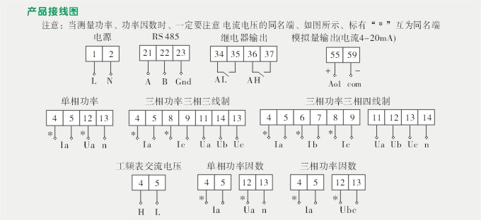 数字功率表,DW12单相有功功率表接线图