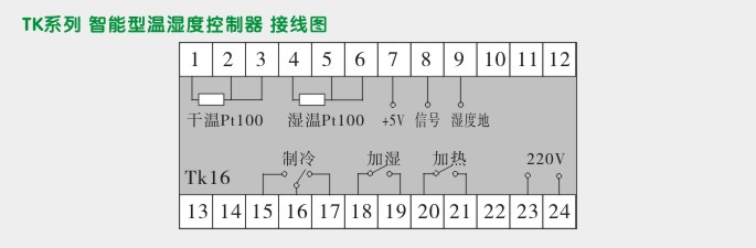 温湿度控制器,TK16温湿度变送器接线图